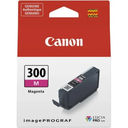 cartouche d'encre canon pfi 300 magenta original (4195c001aa)
