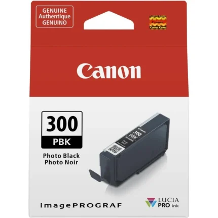 cartouche d'encre canon pfi 300 noir photo original (4193c001aa)