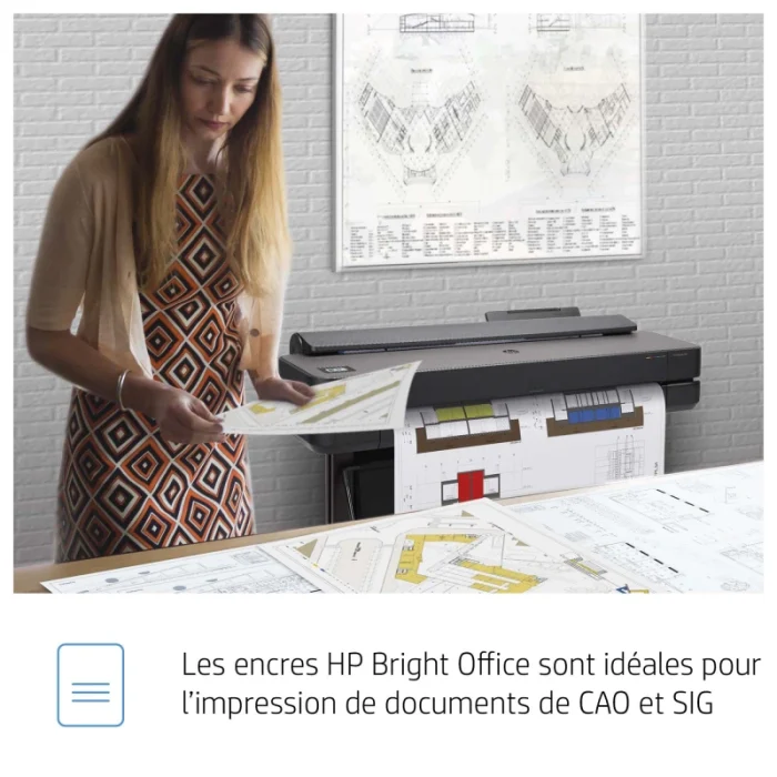 Cartouche encre HP 728 130ml Matte Black (3WX25A) - Achat Maroc - Linksolutions