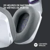 Casque Gaming Sans Fil LOGITECH G733 LIGHTSPEED RGB Blanc (981-000883) - Prix moins cher - Linksolutions