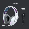 Casque Gaming Sans Fil LOGITECH G733 LIGHTSPEED RGB Blanc (981-000883) - Achat Maroc - Linksolutions