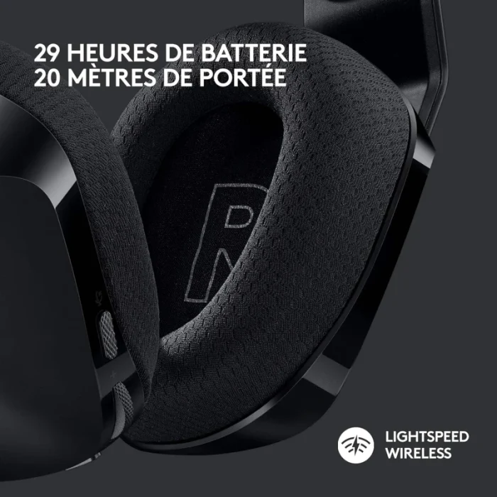 Casque Gaming Sans Fil LOGITECH G733 LIGHTSPEED RGB Noir (981-000864) - Prix Maroc - Linksolutions