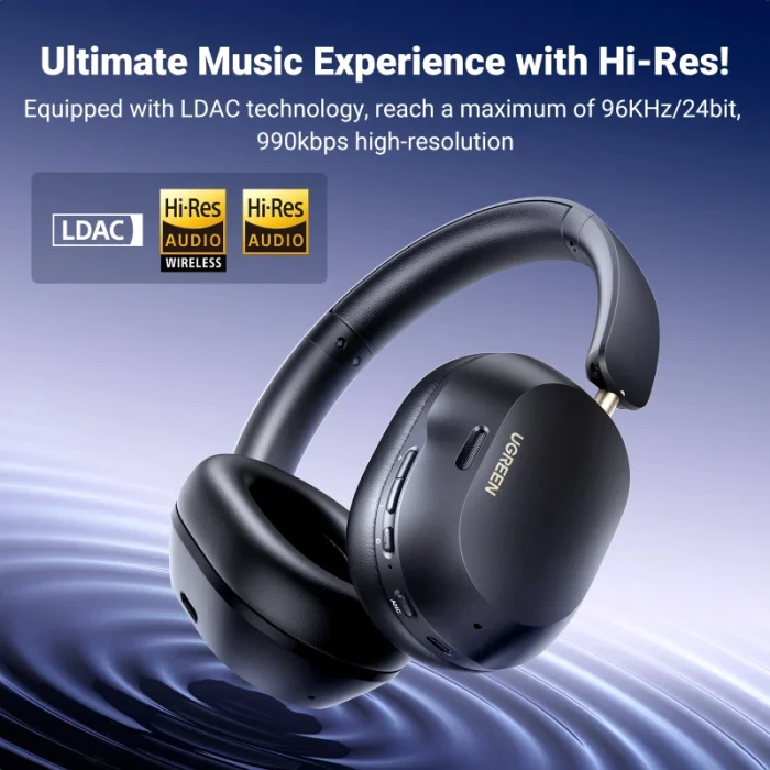 Casque sans fil Ugreen HiTune Max5c Hybrid ANC Noir (35757) - Prix moins cher - Linksolutions