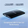 Disque SSD externe LEXAR SL500 1TB USB 3.2 Gen2x2 2000MB/s (LSL500X001T-RNBNG) - Prix moins cher - Linksolutions
