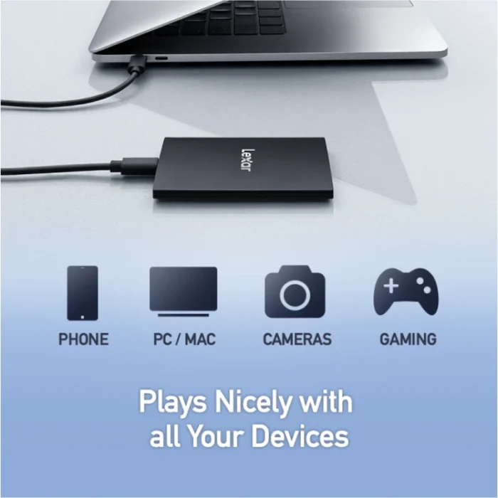 Disque SSD externe LEXAR SL500 1TB USB 3.2 Gen2x2 2000MB/s (LSL500X001T-RNBNG) - Achat Maroc - Linksolutions