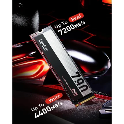 Disque SSD interne LEXAR NM790 512GB M.2 NVMe PCIe Gen4 7200MB/s (LNM790X512G-RNNNG) - Prix Maroc - Linksolutions