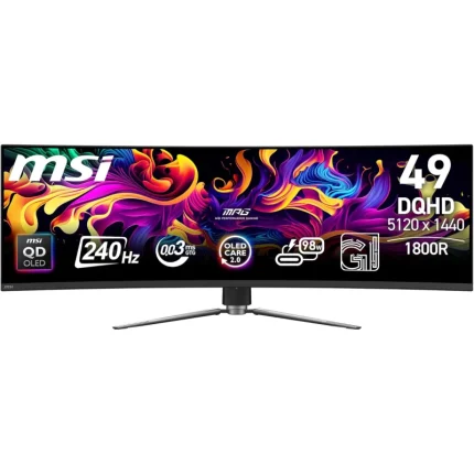Écran Gaming incurvé MSI MPG 491CQPX 49&Prime; DQHD ultra large (9S6-3FA84T-028) - Prix Maroc - Linksolutions