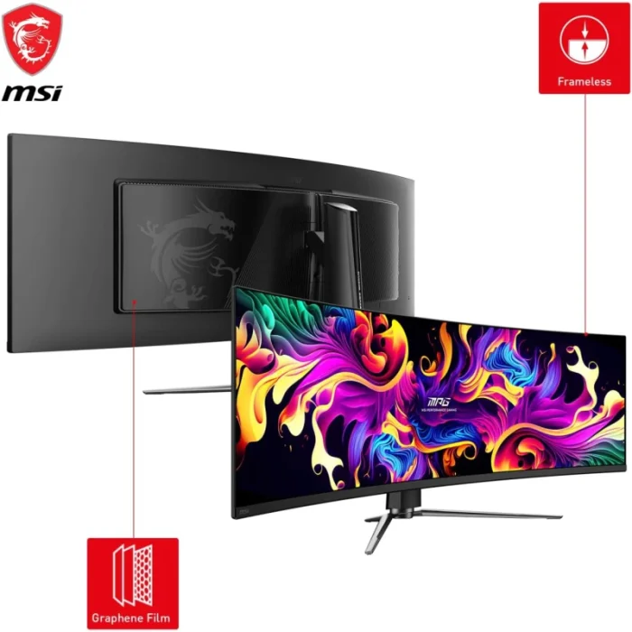 Écran Gaming incurvé MSI MPG 491CQPX 49&Prime; DQHD ultra large (9S6-3FA84T-028) - Prix moins cher - Linksolutions