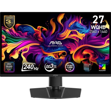 Écran Gaming MSI MAG 273QP QD-OLED 27&Prime; WQHD premium (9S6-3CE69H-010) - Prix Maroc - Linksolutions