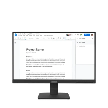 Écran lenovo thinkvision s22 4e 22" full hd (64cbkat6eu)