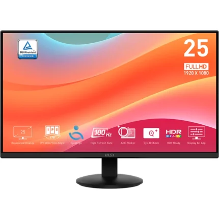 Écran MSI Pro MP242 E14A 23.8&Prime; Full HD IPS 144Hz (9S6-3PD1CT-011) - Achat Maroc - Linksolutions