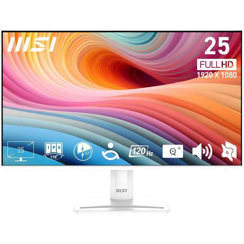 ecran-msi-pro-mp251w-e2-24.5-full-hd-ips-120hz-9s6-3pd4cm-028-prix-linksolutions_1.webp Écran MSI Pro MP251W E2 24.5″ Full HD IPS 120Hz (9S6-3PD4CM-028) - Prix moins cher - Linksolutions