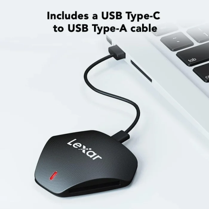 Lecteur de carte LEXAR 3-en-1 USB-C SD/microSD/CF UHS-II (LRW500URB) - Achat Maroc - Linksolutions
