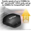Lecteur de carte LEXAR 3-en-1 USB-C SD/microSD/CF UHS-II (LRW500URB) - Prix Maroc - Linksolutions