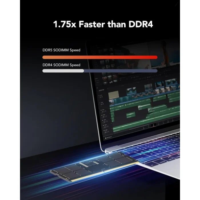 Mémoire RAM LEXAR DDR5 16GB 5600MHz SO-DIMM (LD5S16G56C46ST-BGS) - Achat Maroc - Linksolutions