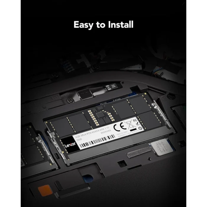 Mémoire RAM LEXAR DDR5 16GB 5600MHz SO-DIMM (LD5S16G56C46ST-BGS) - Prix Maroc - Linksolutions