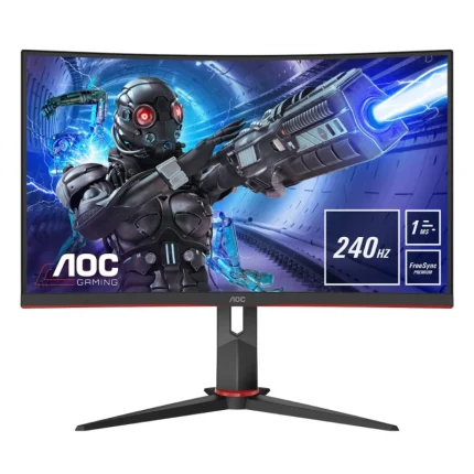 Moniteur gaming AOC 31.5&Prime; Full HD incurvé 240Hz (C32G2Z) - Achat Maroc - Linksolutions