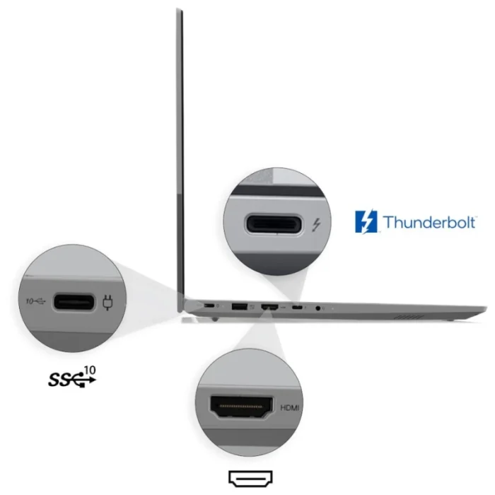 ordinateur portable lenovo thinkbook 16 ial touch ultra 7 255h 16" Écran tactile professionnel (21sk004mtp)
