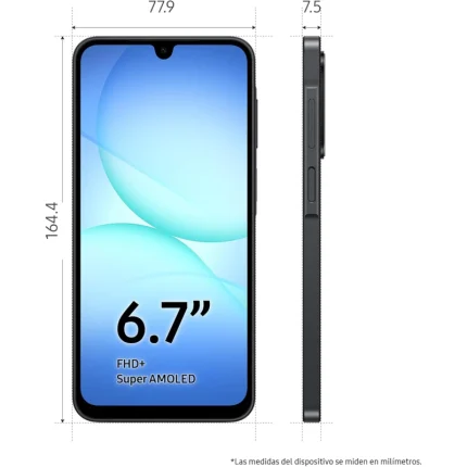samsung galaxy a17 5g 6,7″ (4go / 128go) dual sim noir (sm a176bzkemwd)