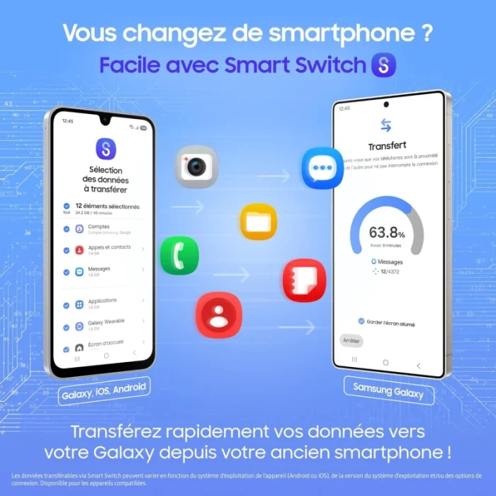 Samsung Galaxy S26 Ultra 69 (12Go / 256Go) – 5G Bleu Ciel (SM-S948BLBIMWD) - Achat Maroc - Linksolutions