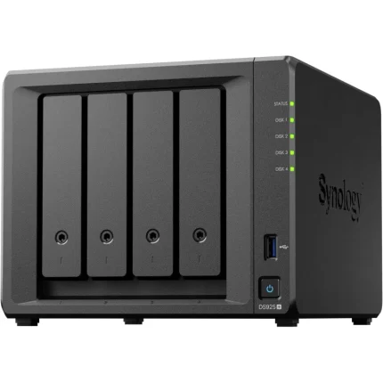 serveur nas synology diskstation 4 baies ryzen v1500b (ds925+)