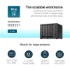 serveur nas synology diskstation 4 baies ryzen v1500b (ds925+)