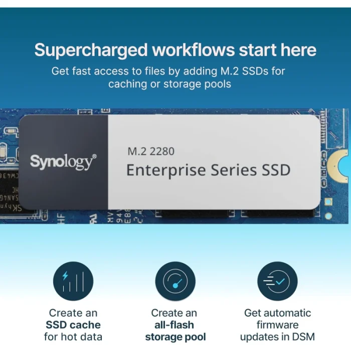 serveur nas synology diskstation 5 baies ryzen v1500b (ds1525+)