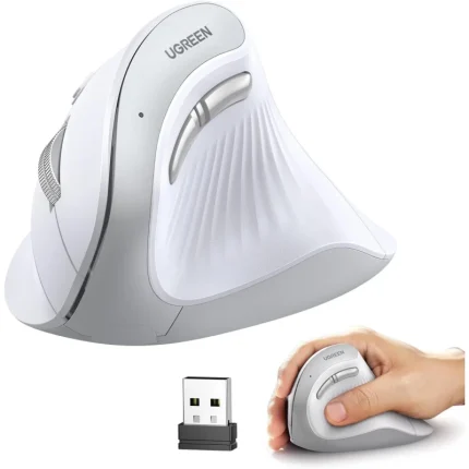 Souris Ugreen verticale Wireless MU008 Blanc (45759) - Prix moins cher - Linksolutions