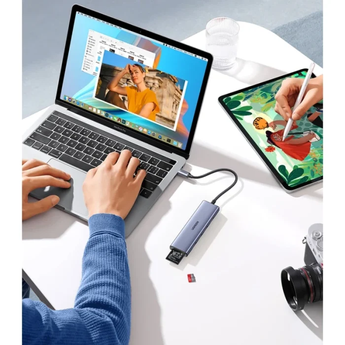 Station d’accueil Ugreen USB-C 6-en-1 4K (20956A) - Achat Maroc - Linksolutions