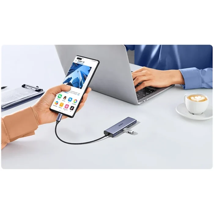 Station d’accueil Ugreen USB-C 6-en-1 4K (20956A) - Prix Maroc - Linksolutions