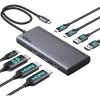 Station d’accueil Ugreen USB-C 8-en-1 HDMI + DP (35625) - Achat Maroc - Linksolutions
