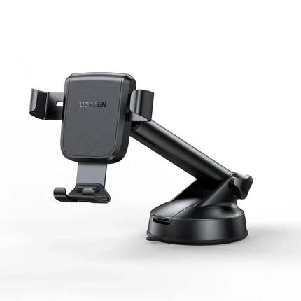 Support téléphone Ugreen Gravity à ventouse Noir (60990B) - Prix Maroc - Linksolutions