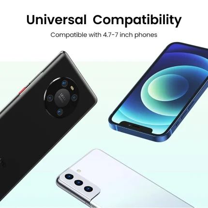 Support téléphone Ugreen Gravity à ventouse Noir (60990B) - Prix Maroc - Linksolutions