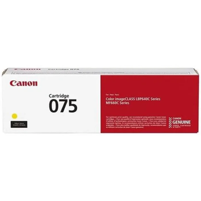 toner imprimante canon 075 jaune original (6362c002aa)