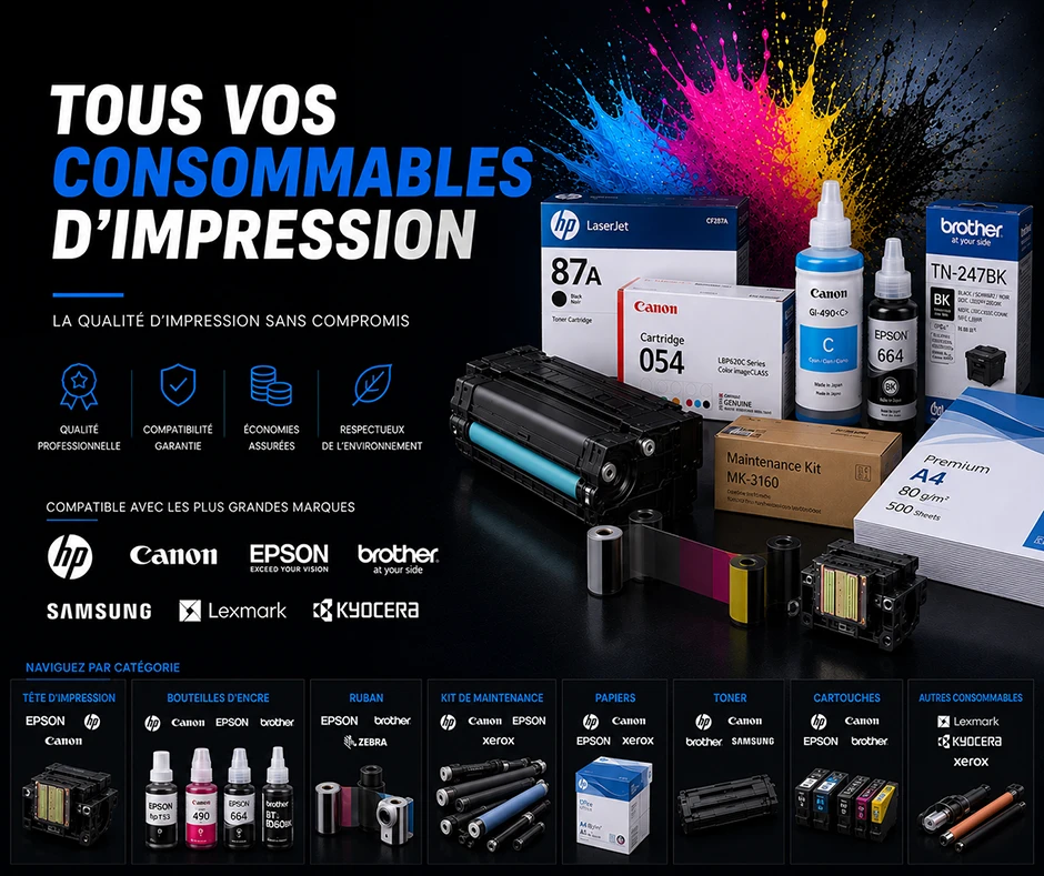achetez consommables maroc sur linksolutions ma