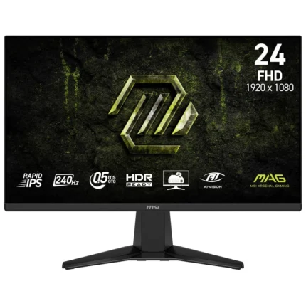 Écran gaming msi mag 245f x24 24″ 240hz ultra fluide (9s6 3bc81m)