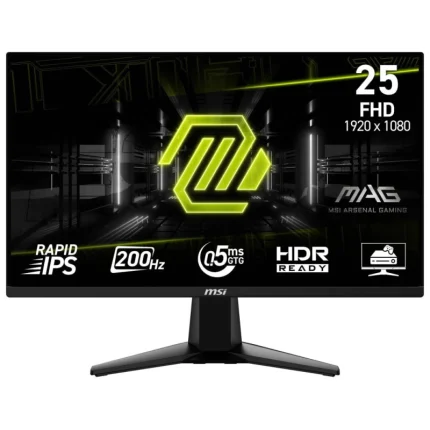 Écran gaming msi mag 255f e20 24.5″ 200hz rapide (9s6 3bc21m 057)