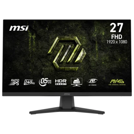 Écran gaming msi mag 272f x24 27″ 240hz full hd (9s6 3ce51t)