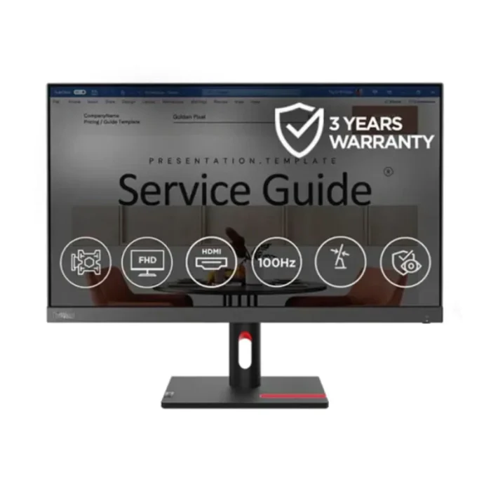 Écran lenovo thinkvision s24i 30 24″ full hd (63dekar3ww)