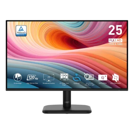 Écran msi mp251 e2 24″ 120hz full hd fluide et Élégant (9s6 3pd2cm 037)