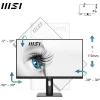 Écran msi pro mp273up e6 27″ 4k uhd (9s6 3pb49h 296)