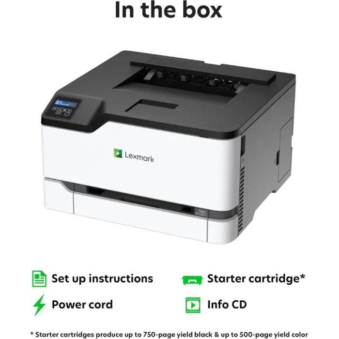 imprimante laser couleur lexmark cs331dw a4 wi fi (lex 0247)