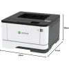 imprimante laser monochrome lexmark ms431dn réseau duplex (lex 0269)