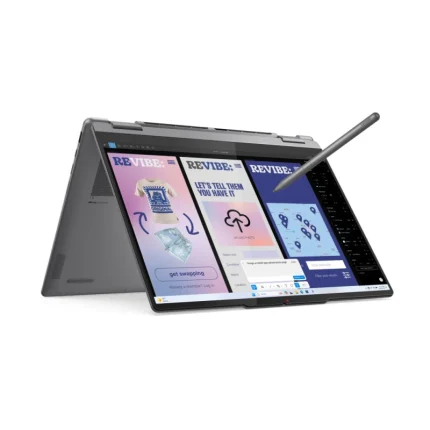 ordinateur portable 2 en 1 lenovo yoga 7 14" ultra 7 pc convertible + stylet (83jq009mfg)