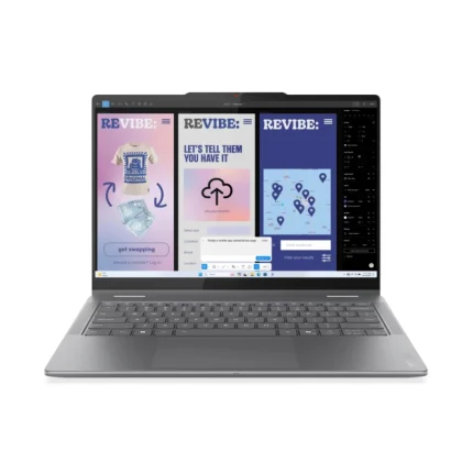 ordinateur portable 2 en 1 lenovo yoga 7 14" ultra 7 pc convertible + stylet (83jq009mfg)