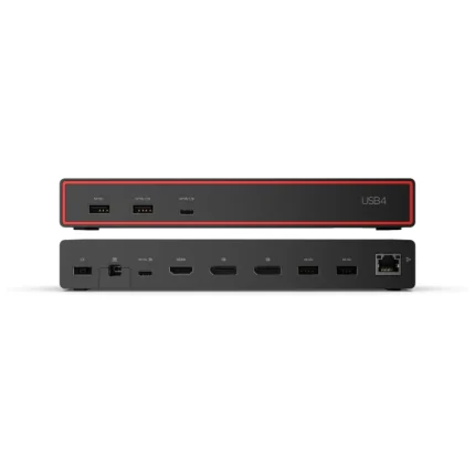station d’accueil lenovo thinkpad usb4 dock eu (40bf0100eu)