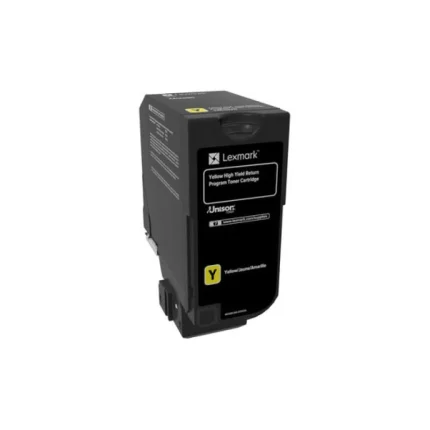 toner lexmark 74c5hye jaune 12000 pages cs/cx725