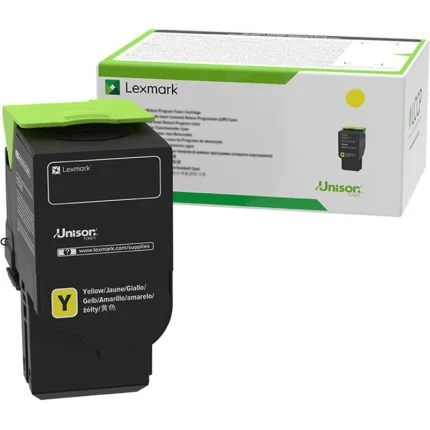toner lexmark 78c5xy0 jaune 5000 pages série cs421 / cs521