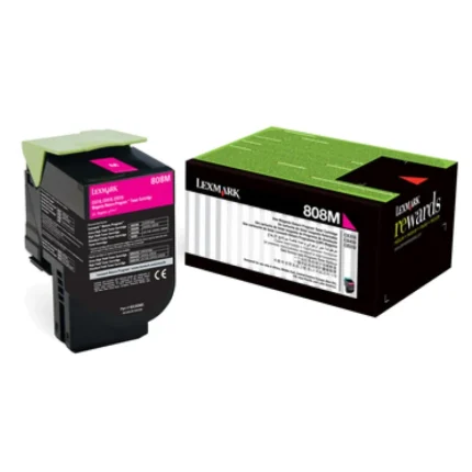 toner lexmark 80c80m0 magenta 1000 pages cx310 / cx410