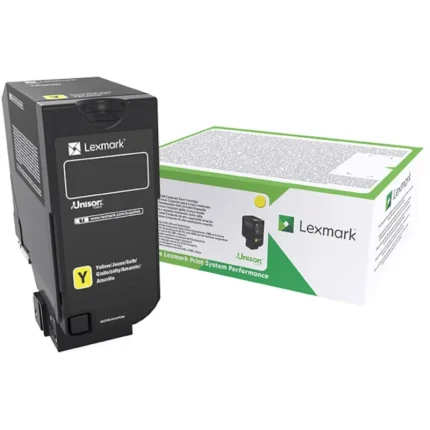 toner lexmark 84c5hye jaune haute capacité 16000 pages